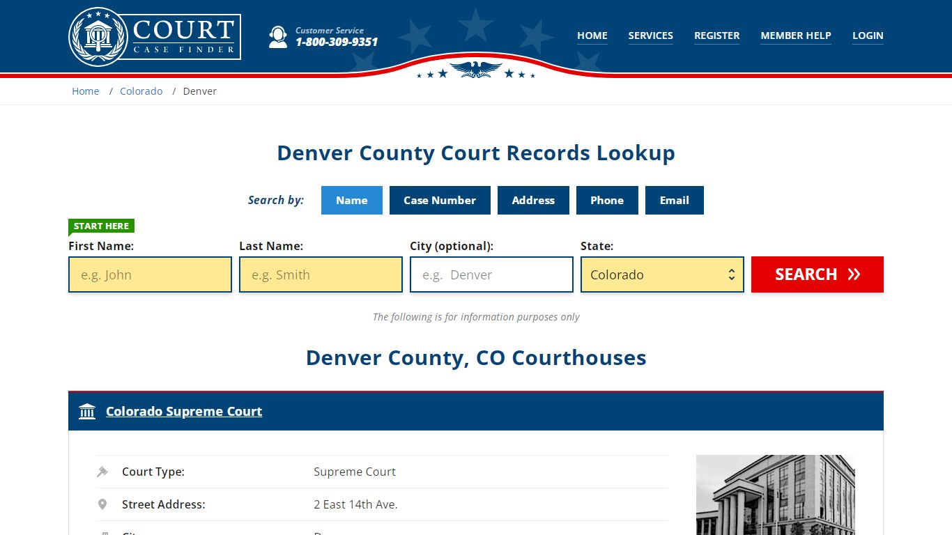 Denver County Court Records | CO Case Lookup